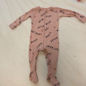 Sweet dreams pajama footie